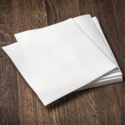 Fazzoletti Tovaglioli di Carta Monouso per la Tavola, 400 pezzi, Maxi Scorta, 33x33cm, Cellulosa, 1 Velo, Piega 1/4, 700 gr - immagine 4