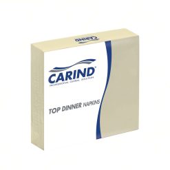 Tovaglioli Fazzoletti di Carta 2 Veli 38x38cm Top Dinner 40 Pezzi in Cellulosa Eleganti Grandi Piega 1/4 Crema