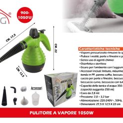 PULITORE A VAPORE 1050W