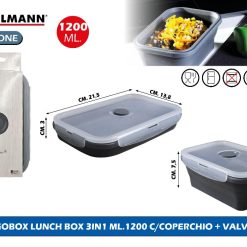 FRIGOBOX LUNCH BOX 3IN1 ML.1200 C/COPERCHIO + VALVOLA