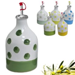 SET 2 BOTTIGLIA OLIO TERRACOTTA GR.250 POIS +  BECCUCIO (Copia)