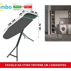 TAVOLO DA STIRO TRITONE CM.120X40X95h (Copia)