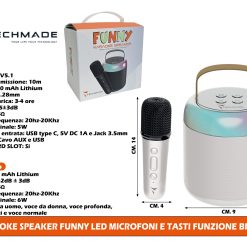 Karaoke Speaker Bianco
