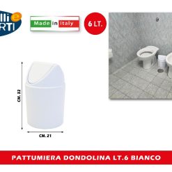 PATTUMIERA DONDOLINA LT.6 BIANCO