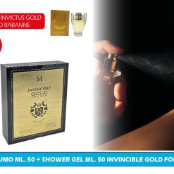 Profumo 50ml + Shower Gel 50ml Invincible Gold for Men