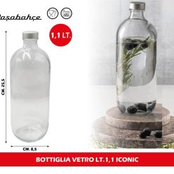 BOTTIGLIA VETRO LT.1,1 ICONIC