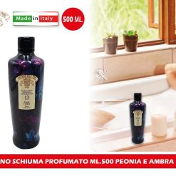 Bagno Schiuma Profumato 500ml Peonia e Ambra N - immagine 1