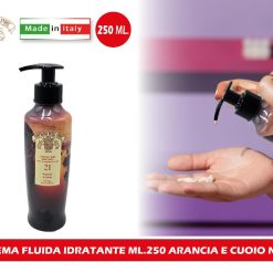 Crema Fluida Idratante 250ml Arancia e Cuoio N