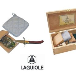 SET OSTRICHE IN CASSETTA LEGNO SET 3 PZ. LAGUIOLE