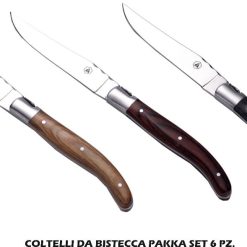COLTELLI DA BISTECCA PAKKA SET 6 PZ.