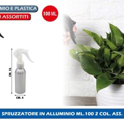 SPRUZZATORE IN ALLUMINIO ML.100 2 COL. ASS.