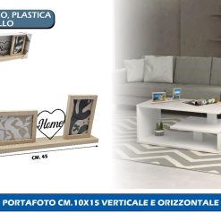 PORTAFOTO CM.10X15 VERTICALE E ORIZZONTALE