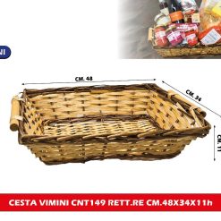 CESTA VIMINI CNT149 RETT.RE CM.48X34X11h