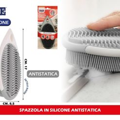 SPAZZOLA IN SILICONE ANTISTATICA