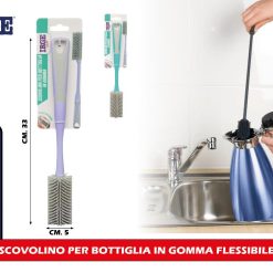 SCOVOLINO PER BOTTIGLIA IN GOMMA FLESSIBILE