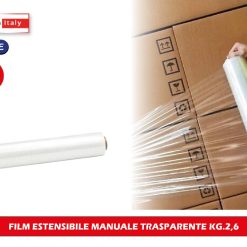 FILM ESTENSIBILE MANUALE TRASPARENTE KG.2,6