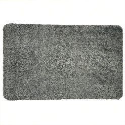 Sicignano | Tappeto Multiuso Assorbente Magò, 40x60 cm, Grigio - Ideale per Bagno Cucina Ingresso - Stop ai Pavimenti Bagnati e Sporco - Base Antiscivolo in PVC, 70% Cotone 30% Poliestere