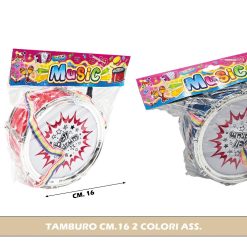 TAMBURO CM.16 2 COLORI ASS.