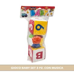GIOCO BABY SET 3 PZ. CON MUSICA