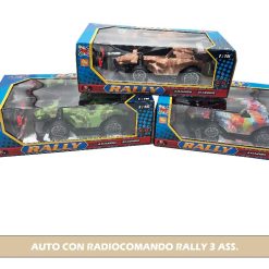 AUTO CON RADIOCOMANDO RALLY 3 ASS.
