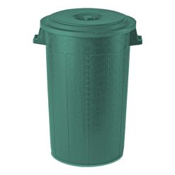 BIDONE CON COPERCHIO LT 100 VERDE (Copia)