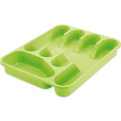 Sicignano | Portaposate per Cassetti - Modelli Piccolo, Grande, Mixy con Inserto e Bella Plus - Vaschette Multiscomparto in Diversi Colori (Lime, Piccolo)