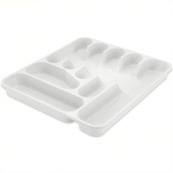 Sicignano | Portaposate per Cassetti - Modelli Piccolo, Grande, Mixy con Inserto e Bella Plus - Vaschette Multiscomparto in Diversi Colori (Bianco, Grande)