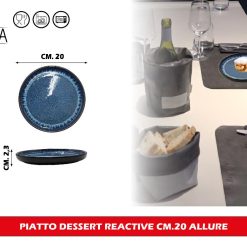 PIATTO DESSERT REACTIVE CM.20 ALLURE