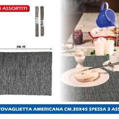 TOVAGLIETTA AMERICANA CM.30X45 SPESSA 3 ASS.
