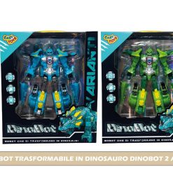 ROBOT TRASFORMABILE IN DINOSAURO  DINOBOT 2 ASS.
