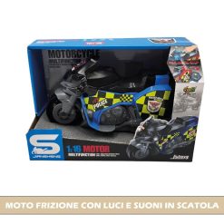 MOTO FRIZIONE CON LUCI E SUONI IN SCATOLA