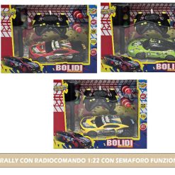 AUTO RALLY CON RADIOCOMANDO 1:22 CON SEMAFORO FUNZIONANTE