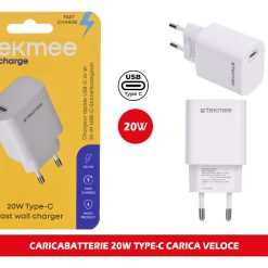CARICABATTERIE 20W TYPE-C CARICA VELOCE