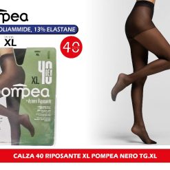 CALZA 40 RIPOSANTE XL POMPEA NERO TG.XL (Copia)