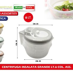CENTRIFUGA INSALATA GRANDE LT.6 COL. ASS.