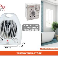 TERMOVENTILATORE 2000W DCG