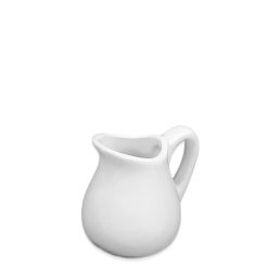 Sicignano | Mini Lattiera in Porcellana Bianca 25 ml – Perfetta per Panna, Latte Caldo o Salse Decorative – Elegante e Compatta per Colazioni e Catering