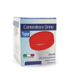 Sicignano | Set 2 Contenitori Sterili per Urine 120 ml con Scala Graduata, Tappo a Vite, Monouso Igienico, per Analisi Mediche, Raccolta Campioni Biologici