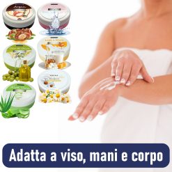 Crema Idratante Rinfrescante Nutriente 150ml Viso Corpo Mani - immagine 5