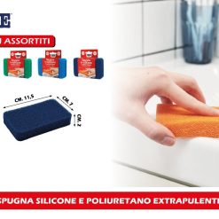 SPUGNA SILICONE E POLIURETANO EXTRAPULENTE