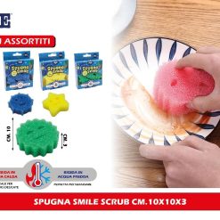 SPUGNA SMILE SCRUB CM.10X10X3