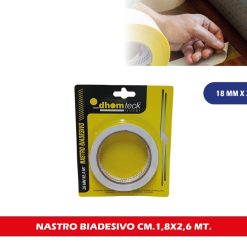 NASTRO BIADESIVO CM.1,8X2,6 MT.