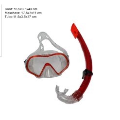 MASCHERA SUB CON BOCCAGLIO + 6 ANNI DOPPIO BLISTER