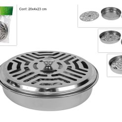 PORTAZAMPIRONI BRUCIA ESSENZE IN METALLO