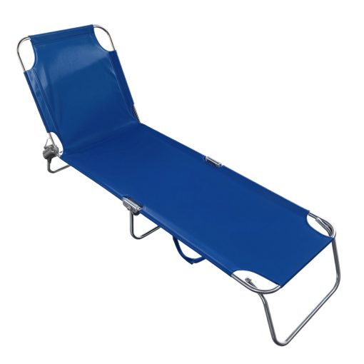 Lettino Mare Pieghevole Poliestere Blu Lettino Mare Pieghevole Poliestere Blu