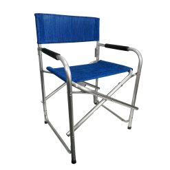 Sedia Regista Pieghevole 55x47x80h Alluminio Portata 110kg
