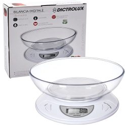 Dictrolux Bilancia da Cucina Digitale 5 kg Display LCD
