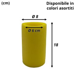 Raccordo per Tubi Galleggianti Piscina Ø 8x18h cm, Ø Interno 6 cm – Unisci i Noodles in Spugna per Giochi, Acquagym e Nuoto - immagine 5