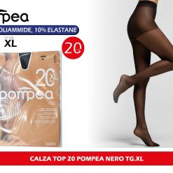 SET 6 CALZA TOP 20 POMPEA NERO TG.XL (Copia)