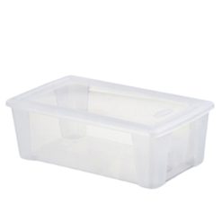 Contenitore Visual Box M, 5L, Plastica Trasparente Multiuso